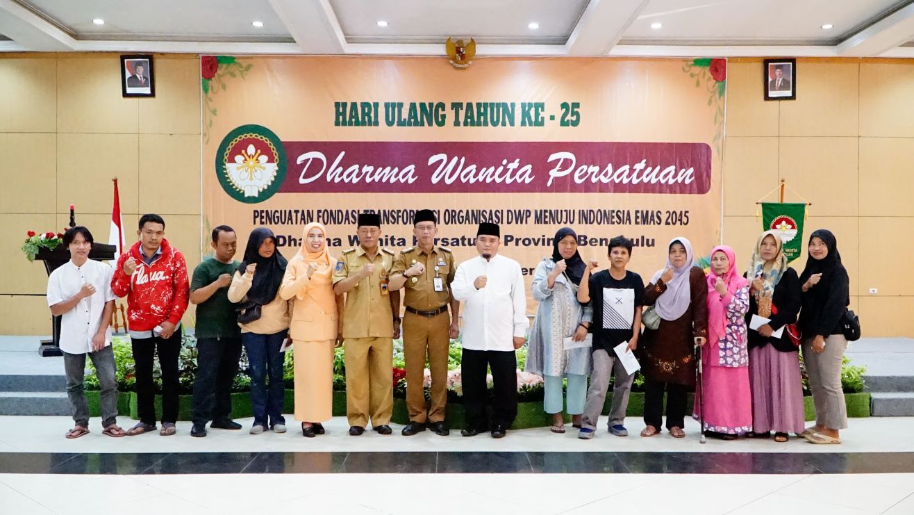 Peringati HUT ke-25, DWP Provinsi Bengkulu Menuju Indonesia Emas 2045