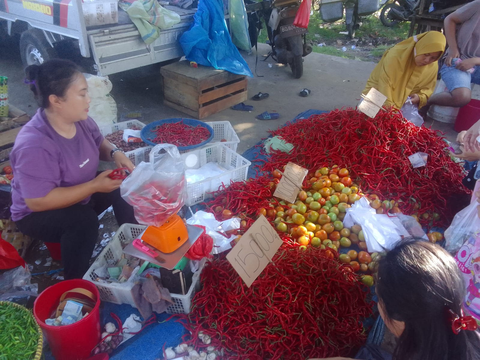 Jelang Tahun Baru, Harga Cabe Merah di Seluma Capai Rp58 Ribu Perkilogram 