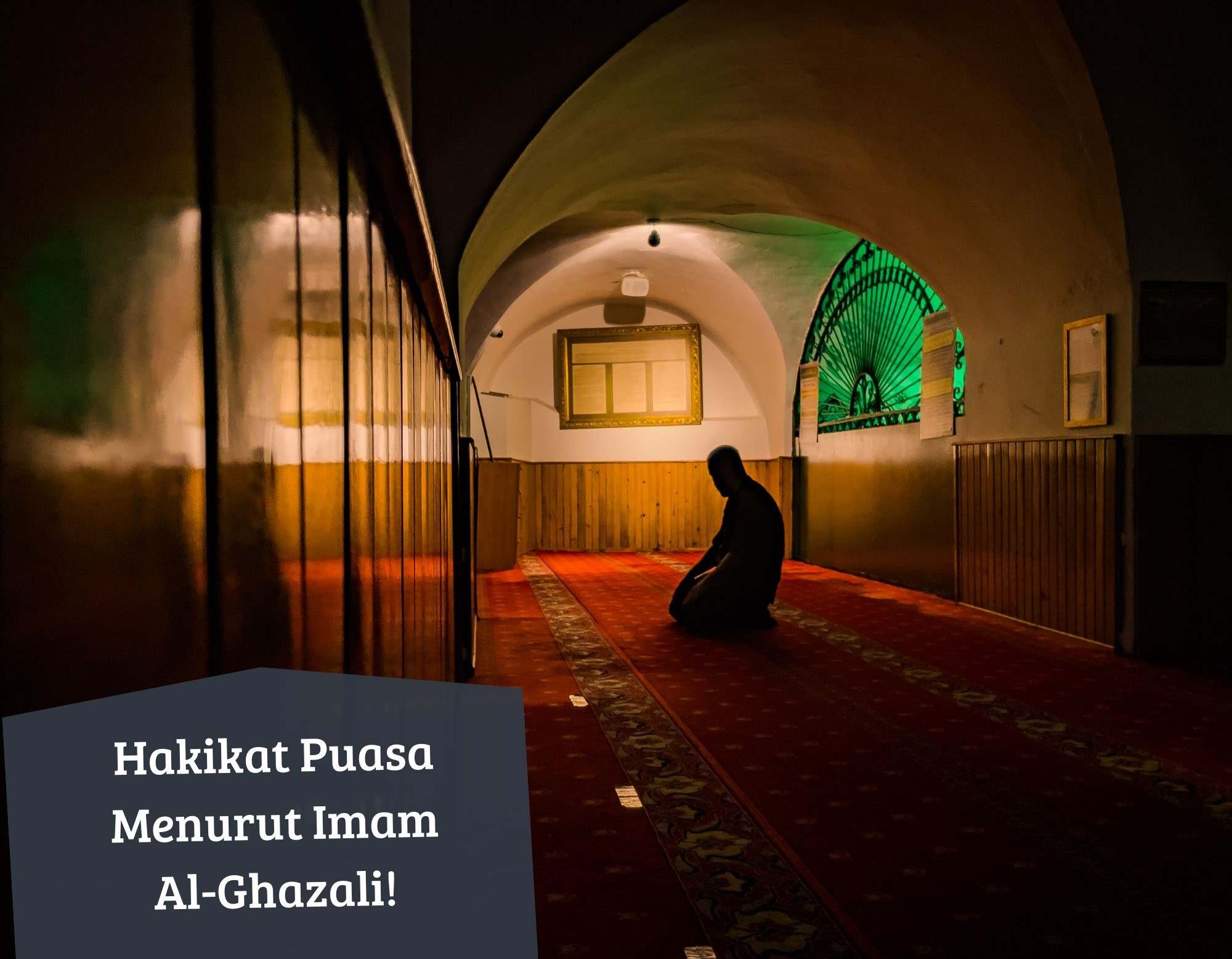 Kamu Perlu Tahu! Ini 6 Hakikat Puasa Menurut Imam Al-Ghazali, Salah Satunya Menjaga Lisan