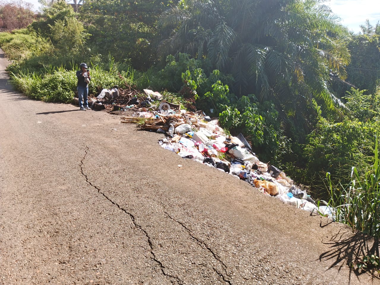 Minim TPS, Jalan ke Mandi Angin Seluma Disulap Jadi Lokasi Buang Sampah