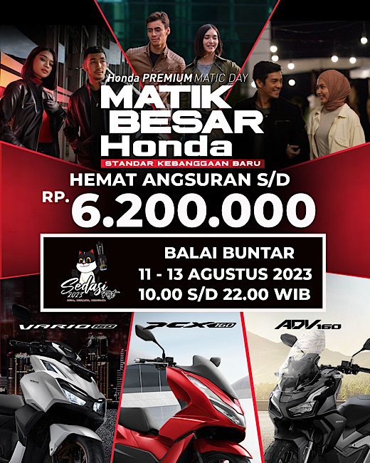 Astra Motor Bengkulu Gelar Honda Premium Matic Day, Bersama Sedasi Fest 2023