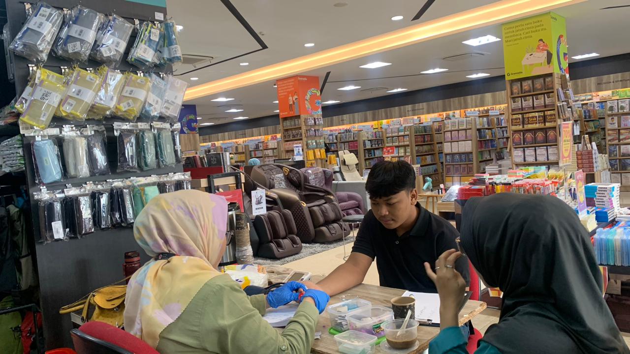 Gramedia Meranti Gandeng PMI Kota Bengkulu Gelar Kegiatan Donor Darah