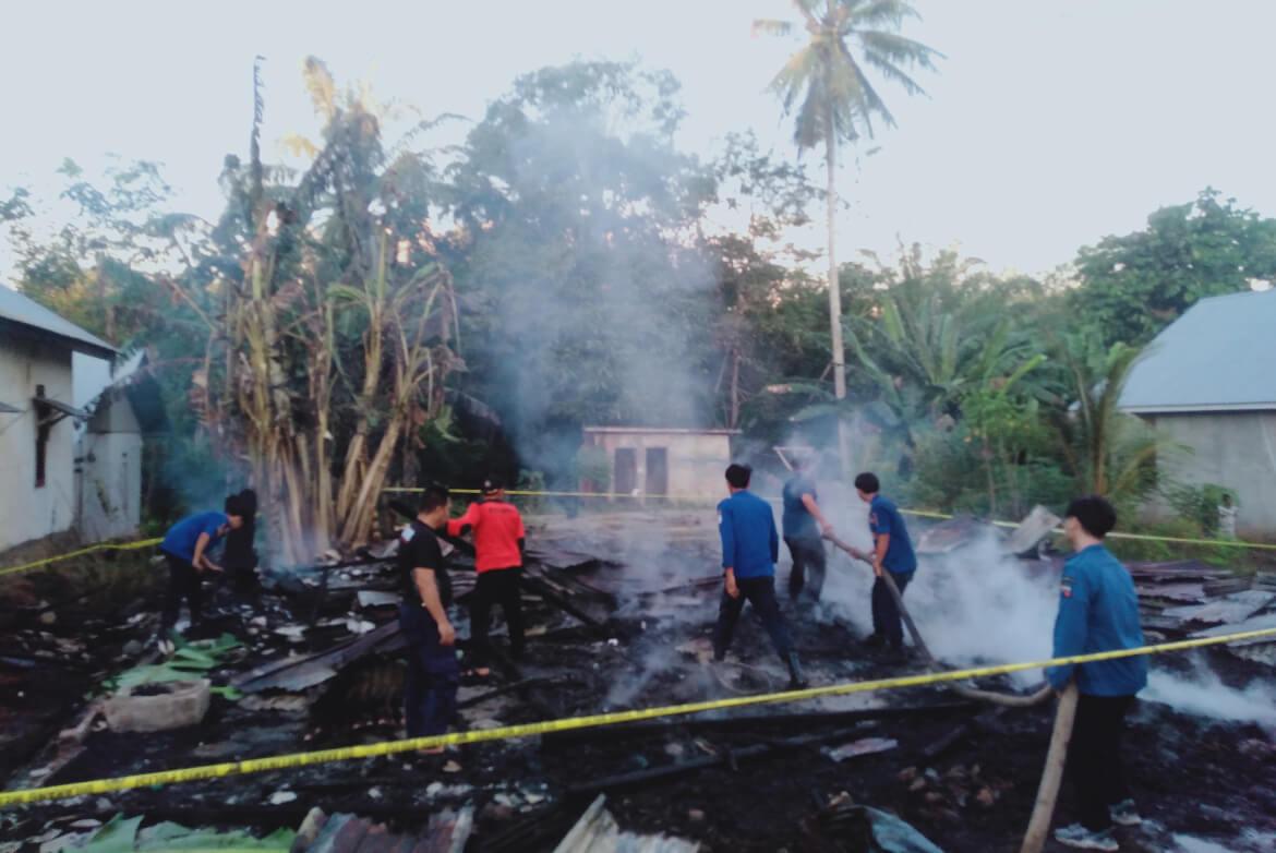 Kebakaran Rumah di Desa Bukit Peninjauan II, Satu Orang Meninggal Dunia