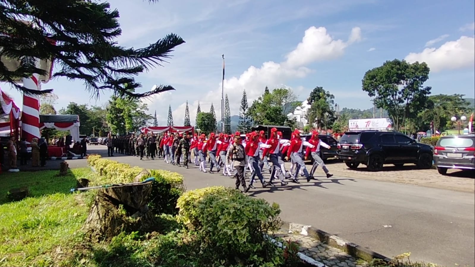 Lokasi Upacara HUT RI Ke-77 Disterilkan