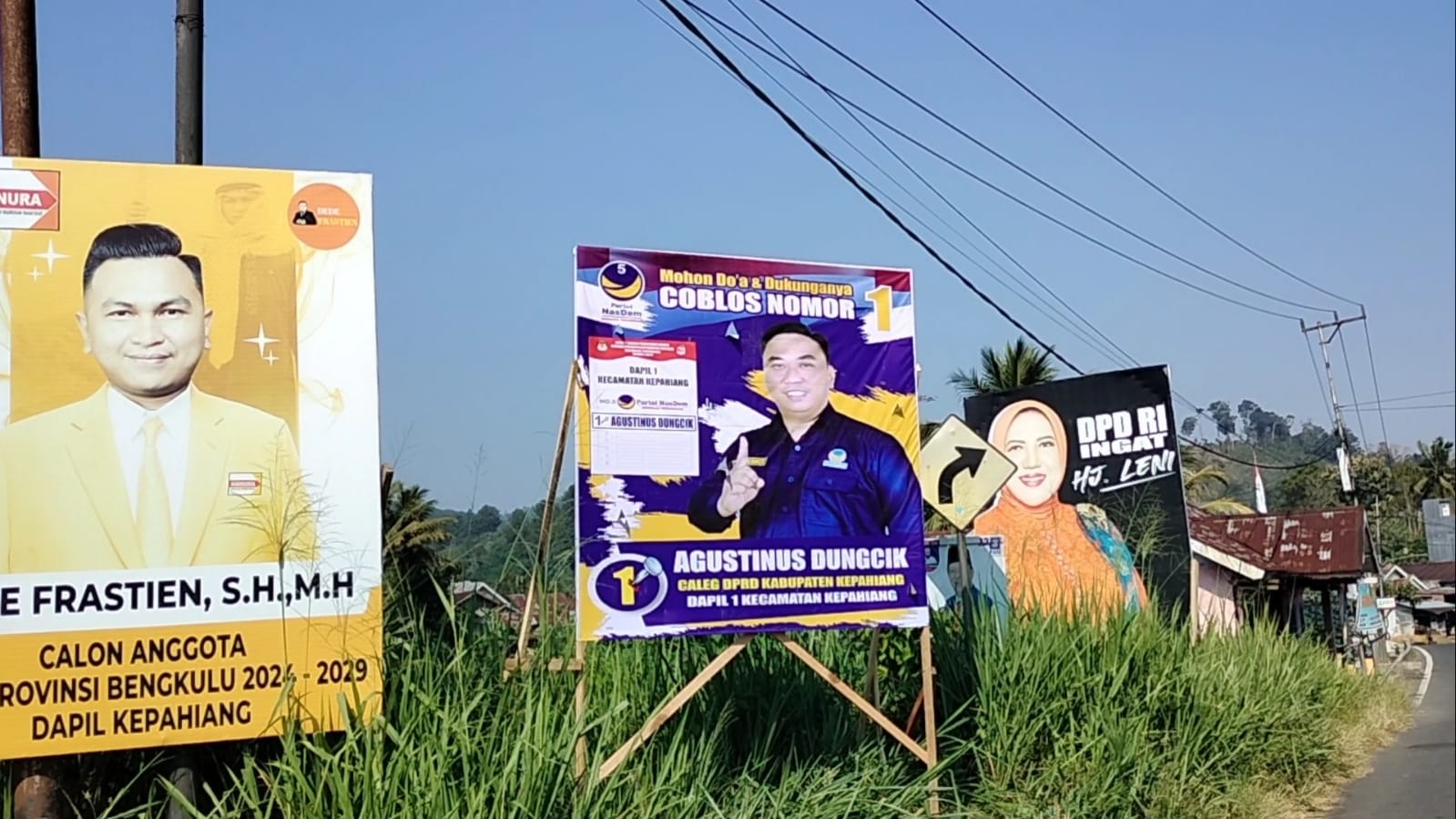 Baliho Bacaleg Cantumkan Nomor Urut, Bawaslu Kepahiang Kirim Surat Imbauan ke Parpol