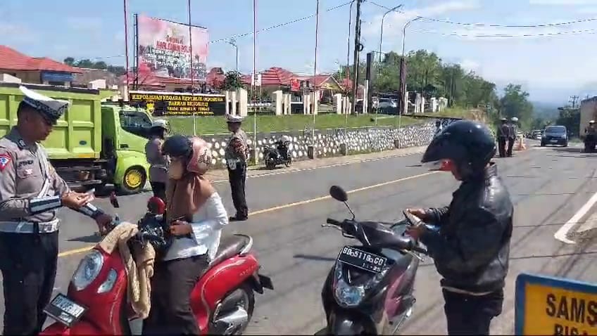 Satlantas Polres Bengkulu Tengah Gelar Operasi Zebra Nala 2024, Berikut Pelangaran yang Ditindak