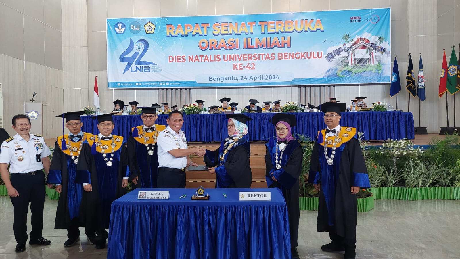 Tingkatkan Kualitas Mahasiswa, Universitas Bengkulu Jalin Kerja Sama dengan Bakamla RI 