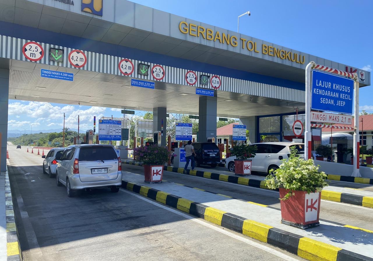 Hutama Karya Catat 1.401 Kendaraan Lintasi Tol Bengtaba Jelang Akhir Liburan