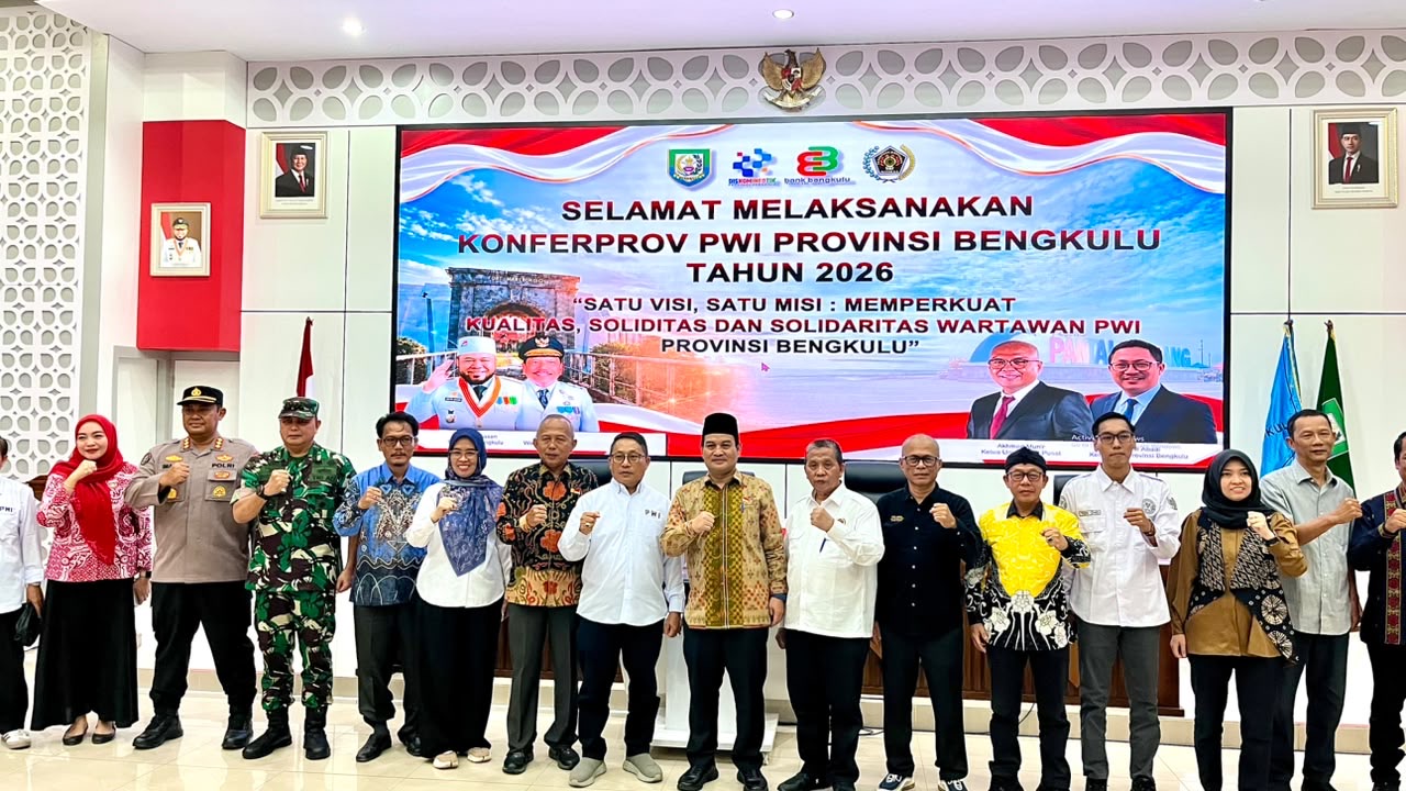 Masa Bakti 2026–2031 Dimulai, Marsal Abadi Targetkan Wartawan PWI Bengkulu Makin Berintegritas