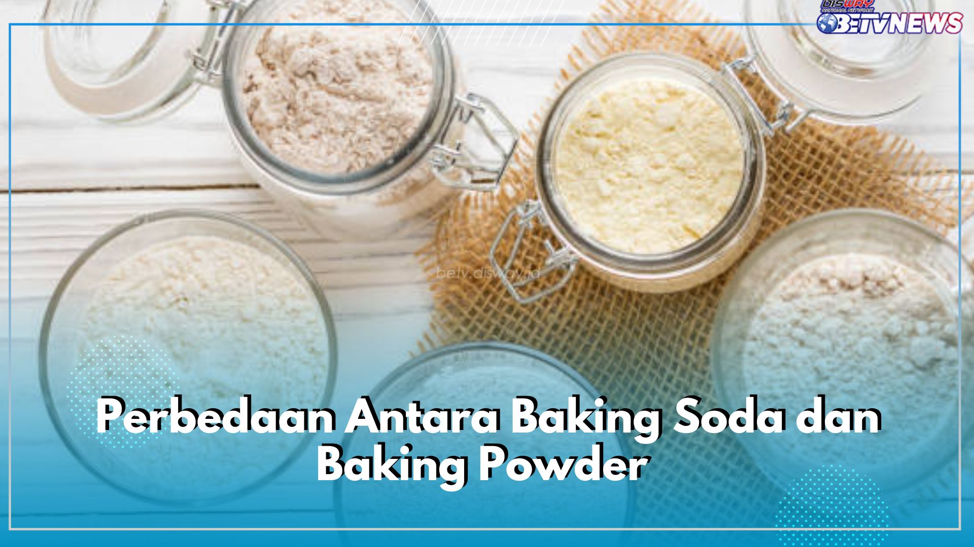 Bak Pinang Dibelah Dua, Ini Perbedaan Antara Baking Soda dan Baking Powder