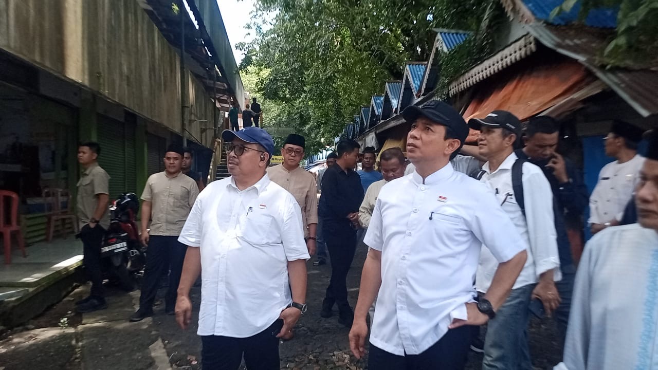 Hari Pertama Masuk Kerja, Walikota Bengkulu Langsung Sidak Pasar Barukoto