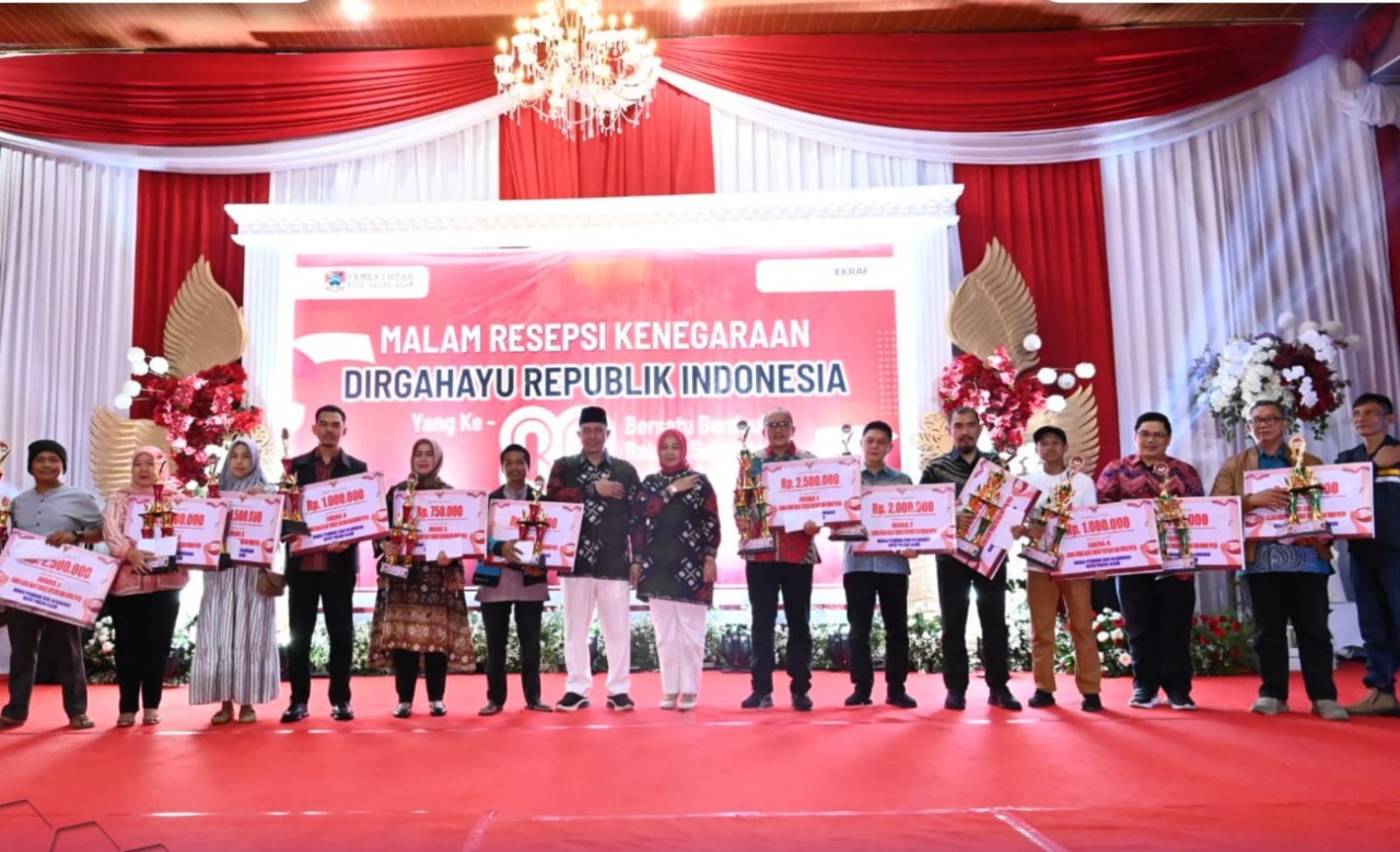 Meriahnya Malam Resepsi Kenegaraan: Pagar Alam Peringati HUT ke-80 RI dengan Penuh Semangat