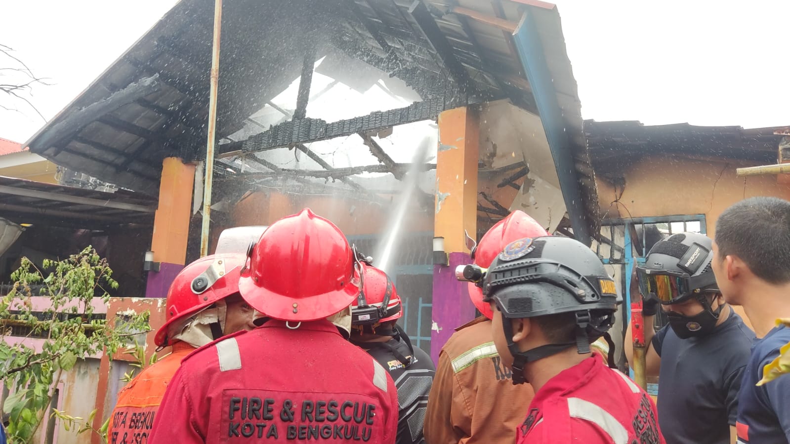 Kebakaran Hanguskan Rumah di Sungai Serut Kota Bengkulu