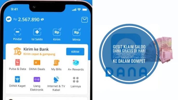Gesit Klaim Saldo DANA Gratis di Hari Jumat Agung, Langsung Cair Uang Rp245.000 ke dalam Dompet
