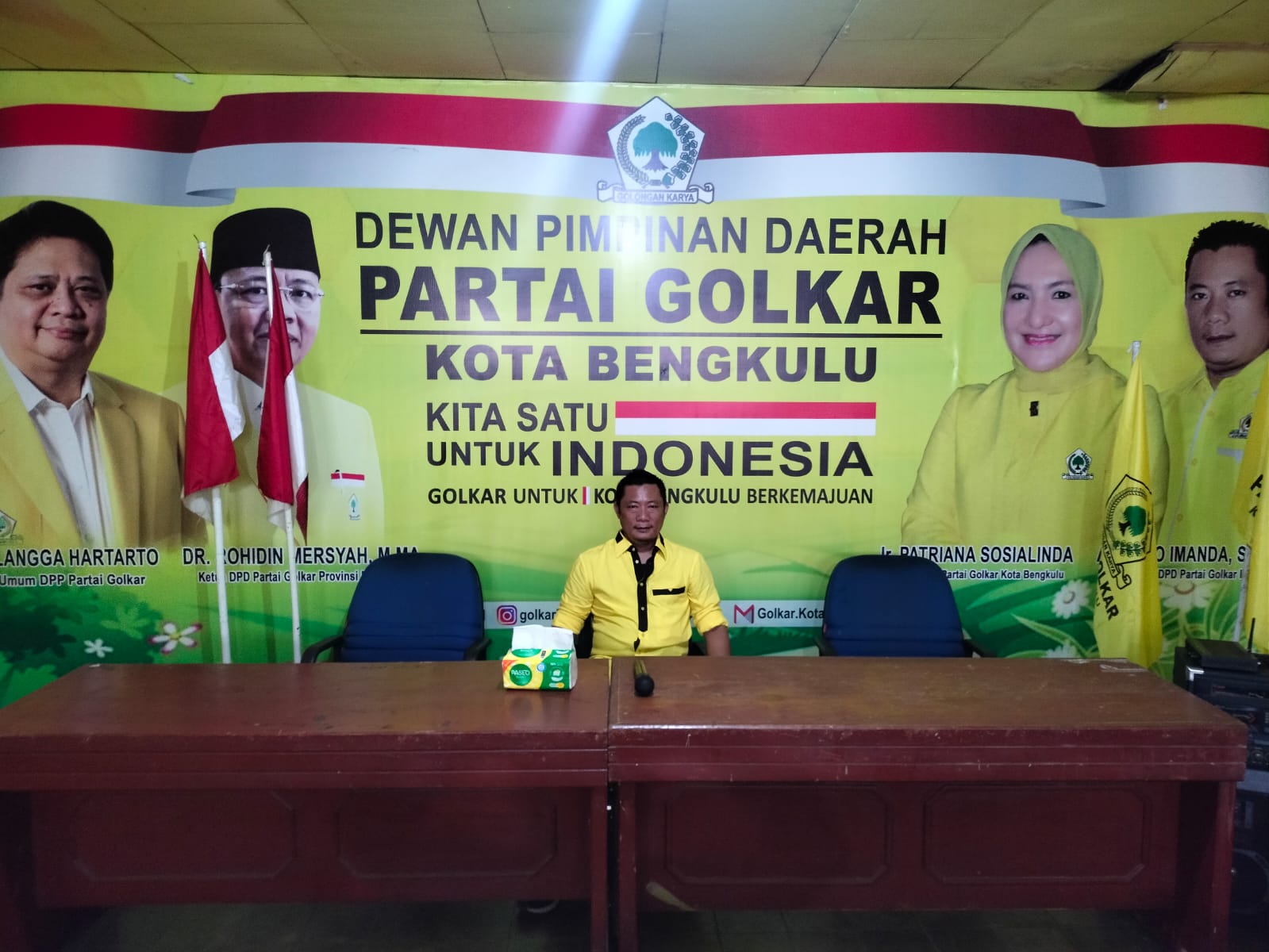 Calon Walikota Bengkulu yang Diusung Partai Golkar Mengerucut ke 3 Nama Ini