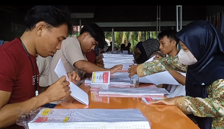KPU Kota Bengkulu Mulai Lakukan Pelipatan Surat Suara Pemilu 2024
