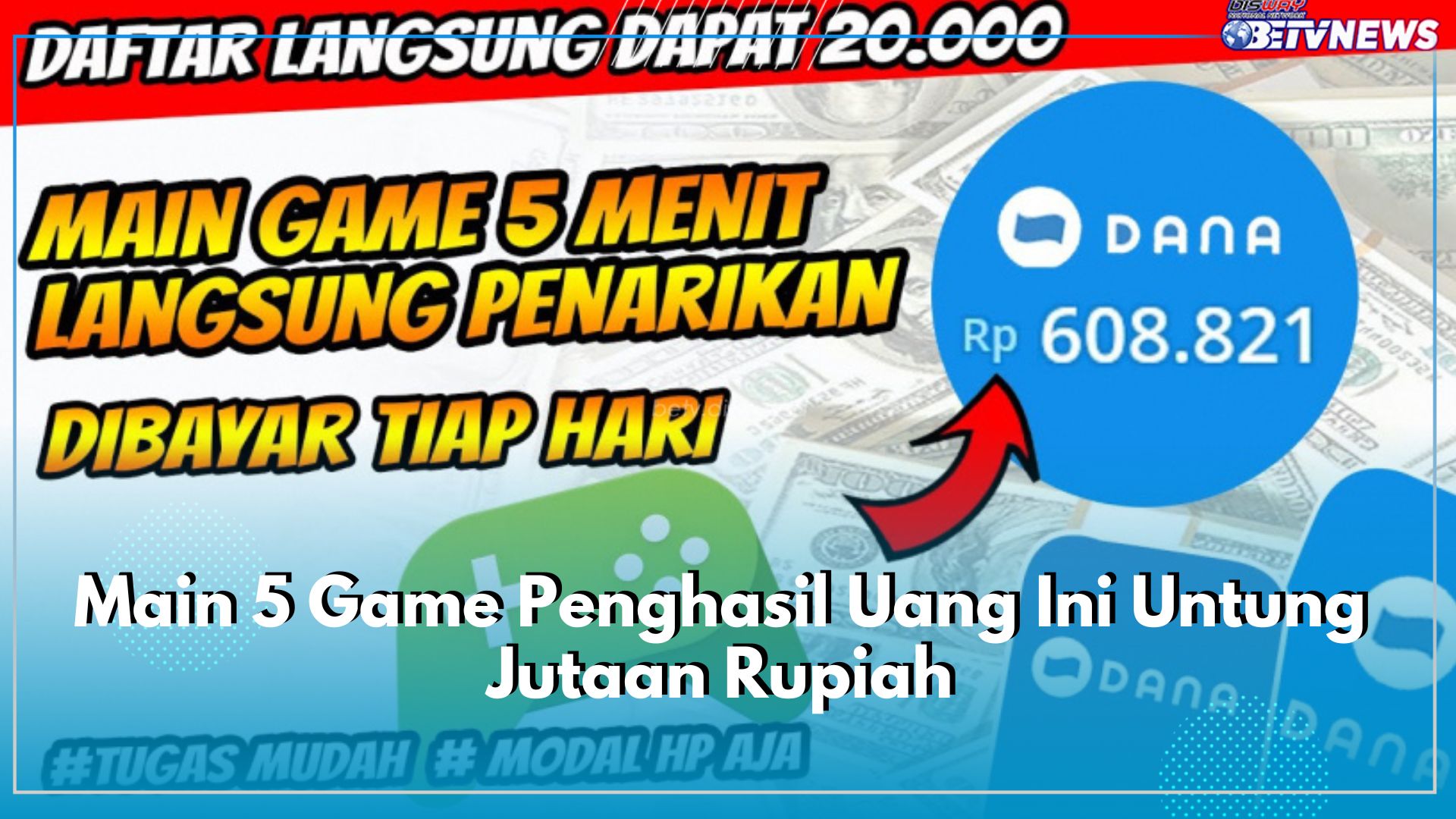 Bikin Dompet Maikin Tebal! Main 5 Game Penghasil Uang Ini Untung Jutaan Rupiah, Cek di Sini Aplikasinya