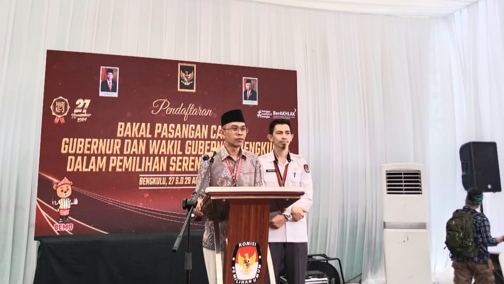 KPU Verifikasi Ulang Persyaratan Paslon Rohidin-Meriani dan Helmi-Mian untuk Pilgub Bengkulu 