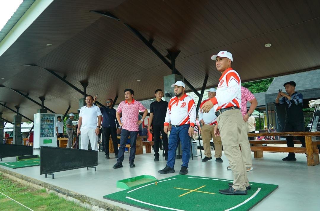 Resmikan Lapangan Golf Merah Putih, Gubernur Helmi Hasan Ingin Adakan Turnamen antar Gubernur se-Indonesia
