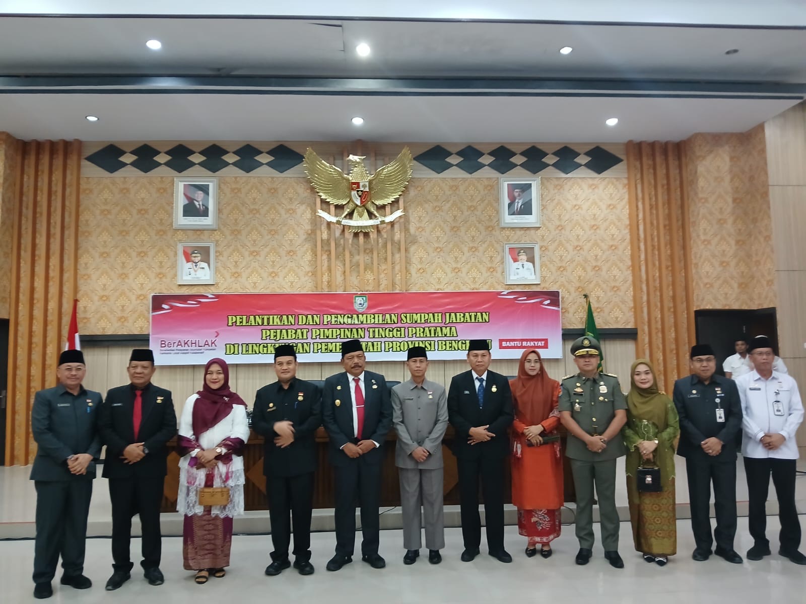 Wagub Mian Lantik 3 Pejabat Eselon II Pemprov Bengkulu, 2 dari Pemkab Kaur