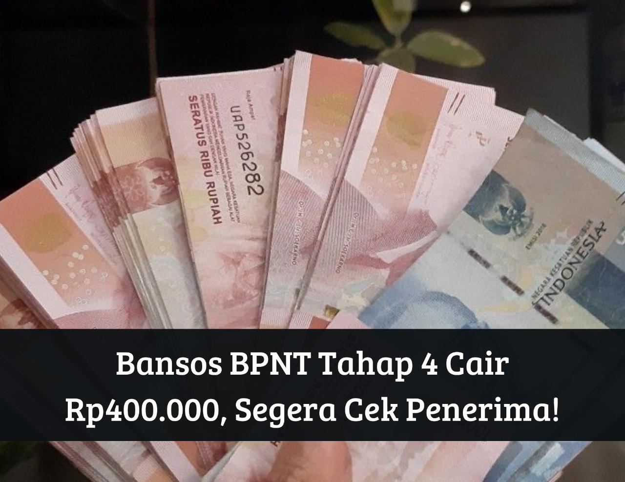 Segera Login cekbansos.kemensos.go.id, Bansos BPNT Tahap 4 Cair Rp400.000, Cek Penerimanya