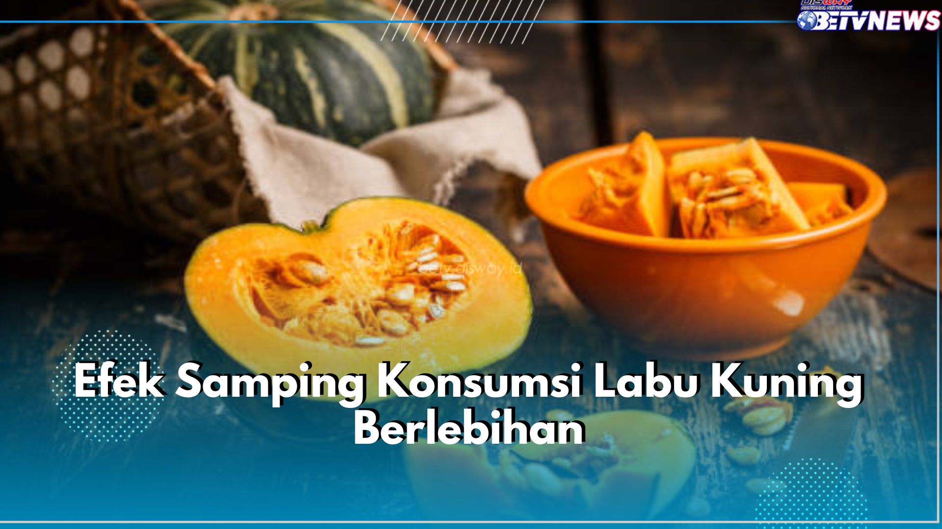 5 Efek Samping Terlalu Banyak Konsumsi Labu Kuning, Bisa Sebabkan Perubahan Warna Kulit