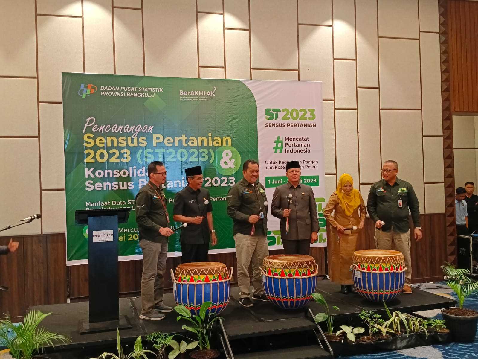 Sensus Pertanian 2023, Gubernur: Data Akurat Jadi Acuan Kebijakan untuk Provinsi Bengkulu