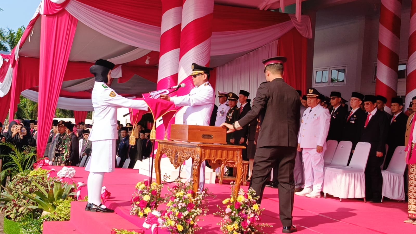 Upacara HUT ke-80 RI di Seluma Sukses, Bupati Pertimbangkan Reward untuk Paskibraka