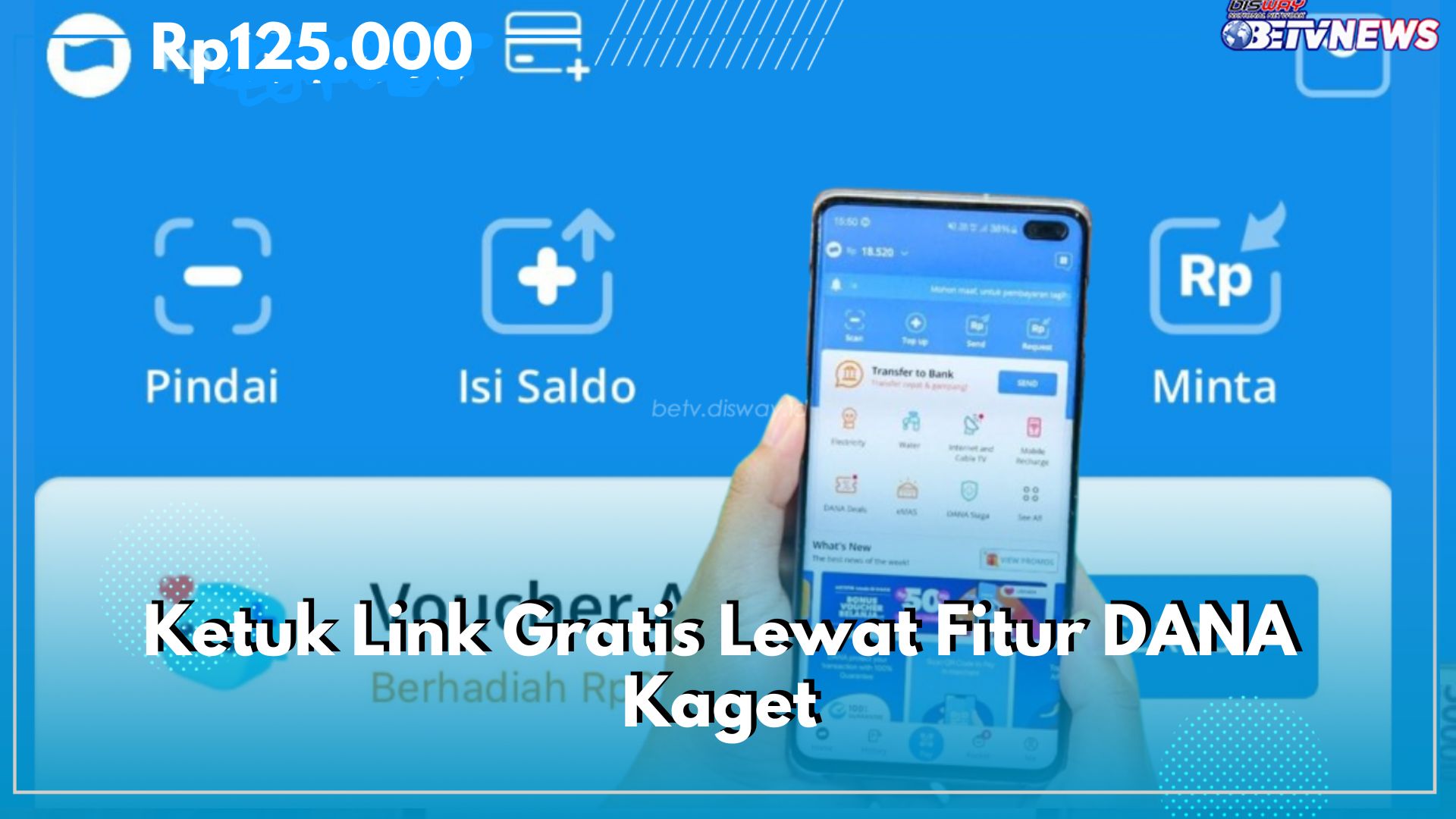 Jangan Sampai Kehabisan! Ketuk Link Gratis Lewat Fitur DANA Kaget, Sekali Tarik Rp125.000