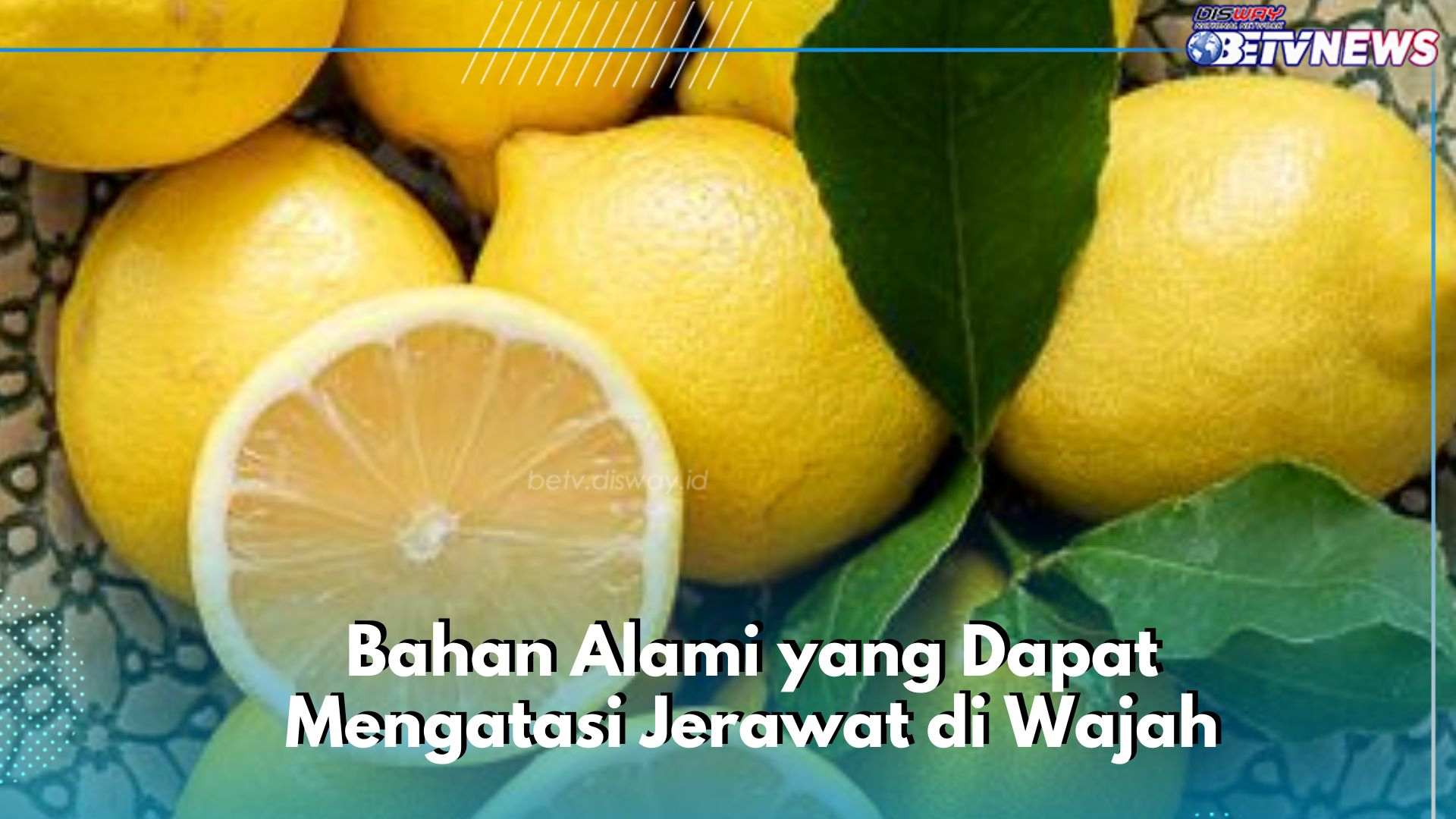 Cek 5 Cara Mengatasi Jerawat Secara Alami di Sini, Salah Satunya Gunakan Irisan Lemon