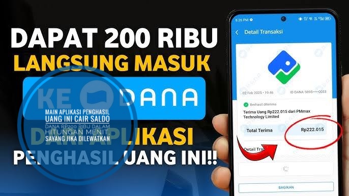 Main Aplikasi Penghasil Uang Ini Cair Saldo DANA Rp200 Ribu dalam Hitungan Menit, Sayang Jika Dilewatkan