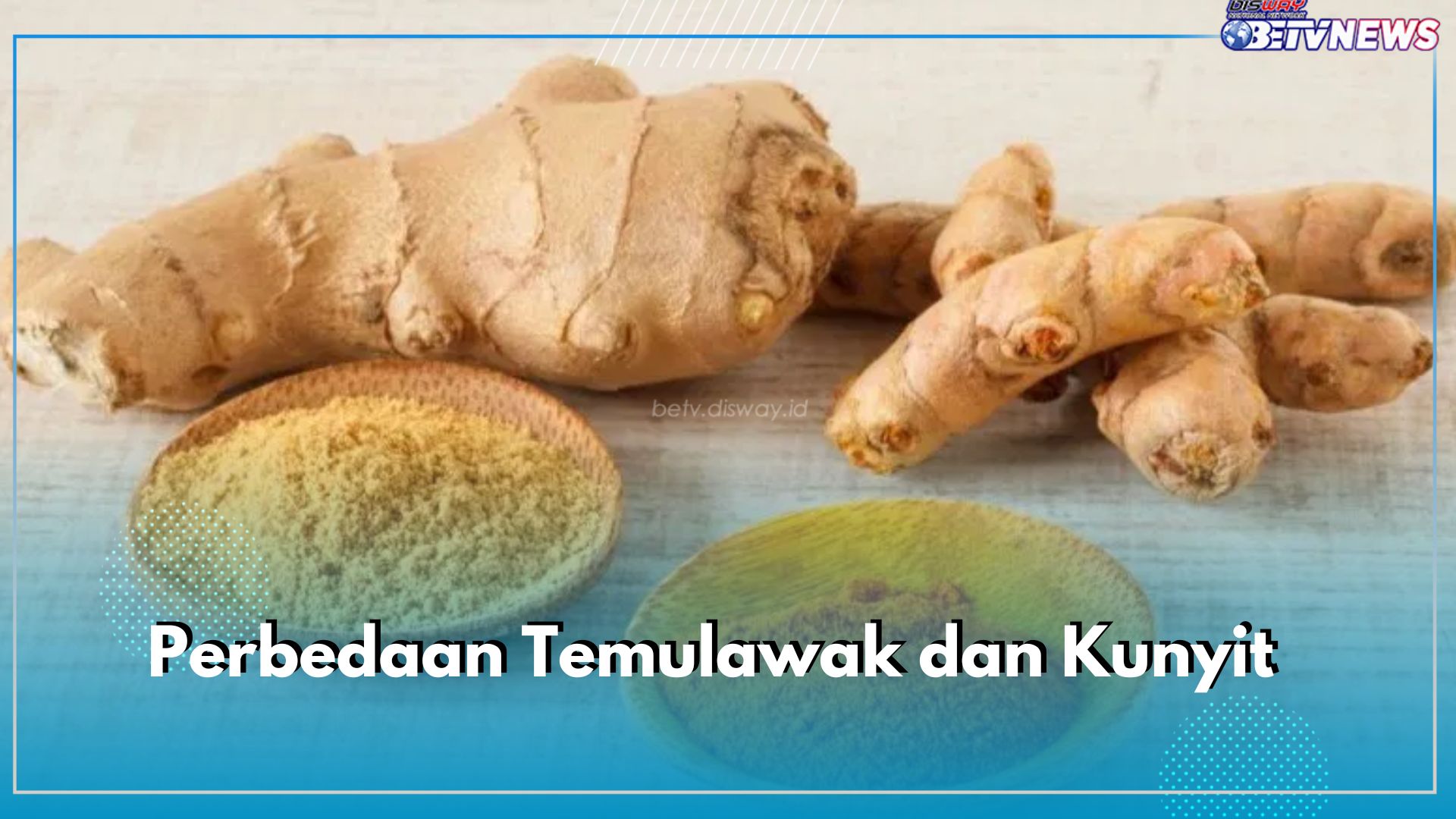Karakteristik Rempah Temulawak dan Kunyit Hampir Sama, Cek Perbedaan Keduanya, Jangan Terbalik!