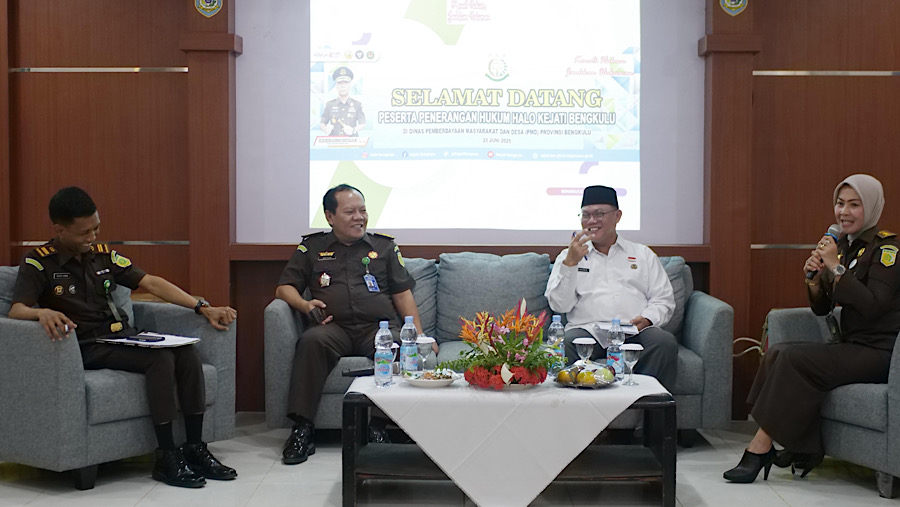 Kejati Bengkulu Edukasi Pengelolaan Dana Desa Transparan di Dinas PMD Provinsi Lewat Program ‘Halo Kejati’