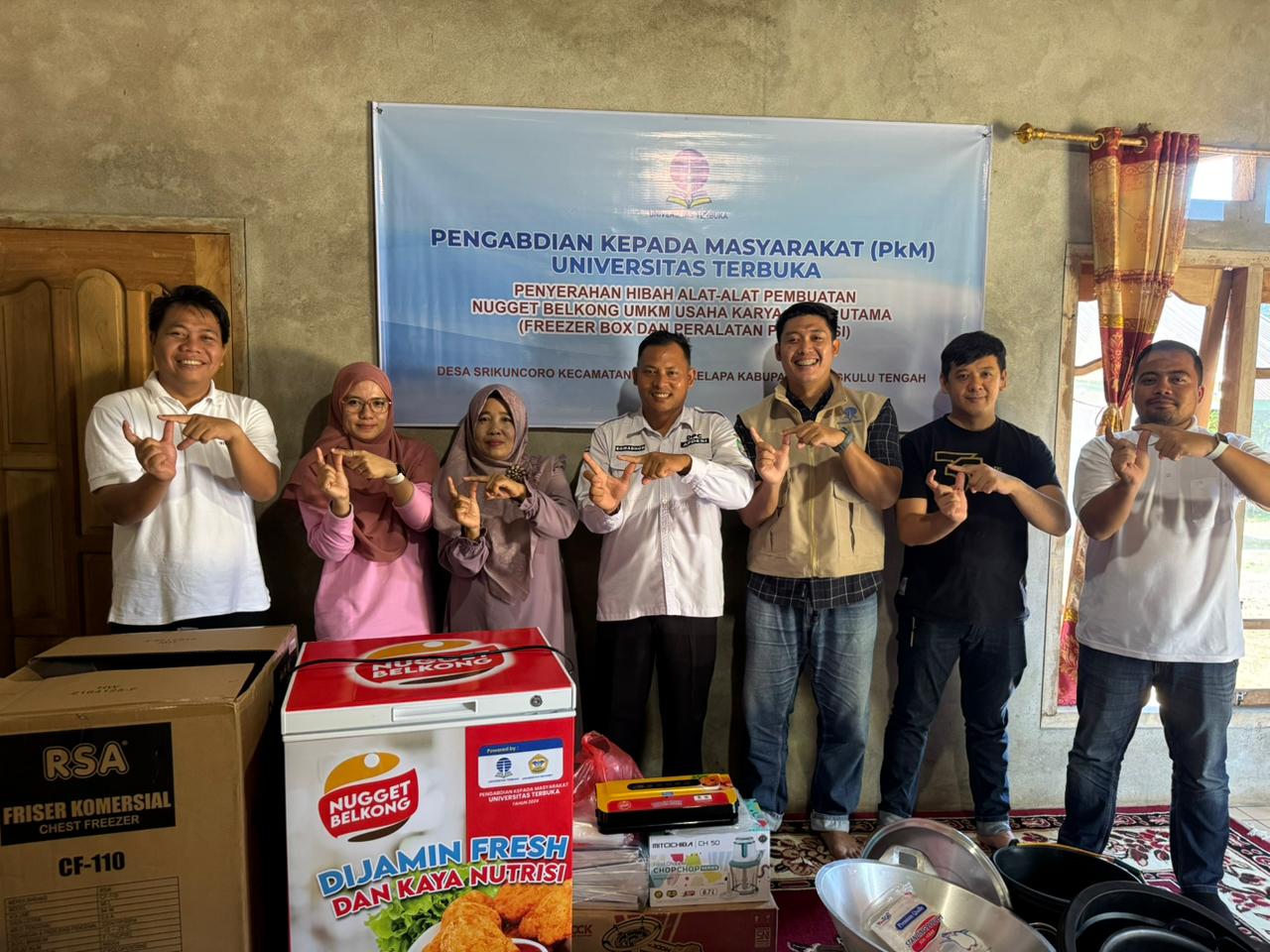 Dorong Peningkatan Produksi UMKM di Benteng, Universitas Terbuka Berikan Hibah Barang Produksi