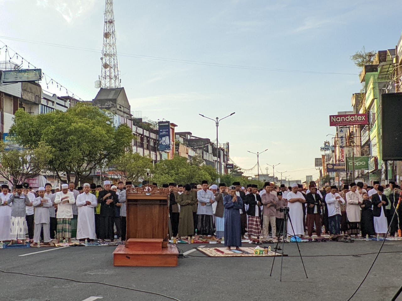 Gema Takbir di 14 Titik, Ribuan Warga Muhammadiyah Kota Bengkulu Rayakan Idulfitri dengan Khidmat