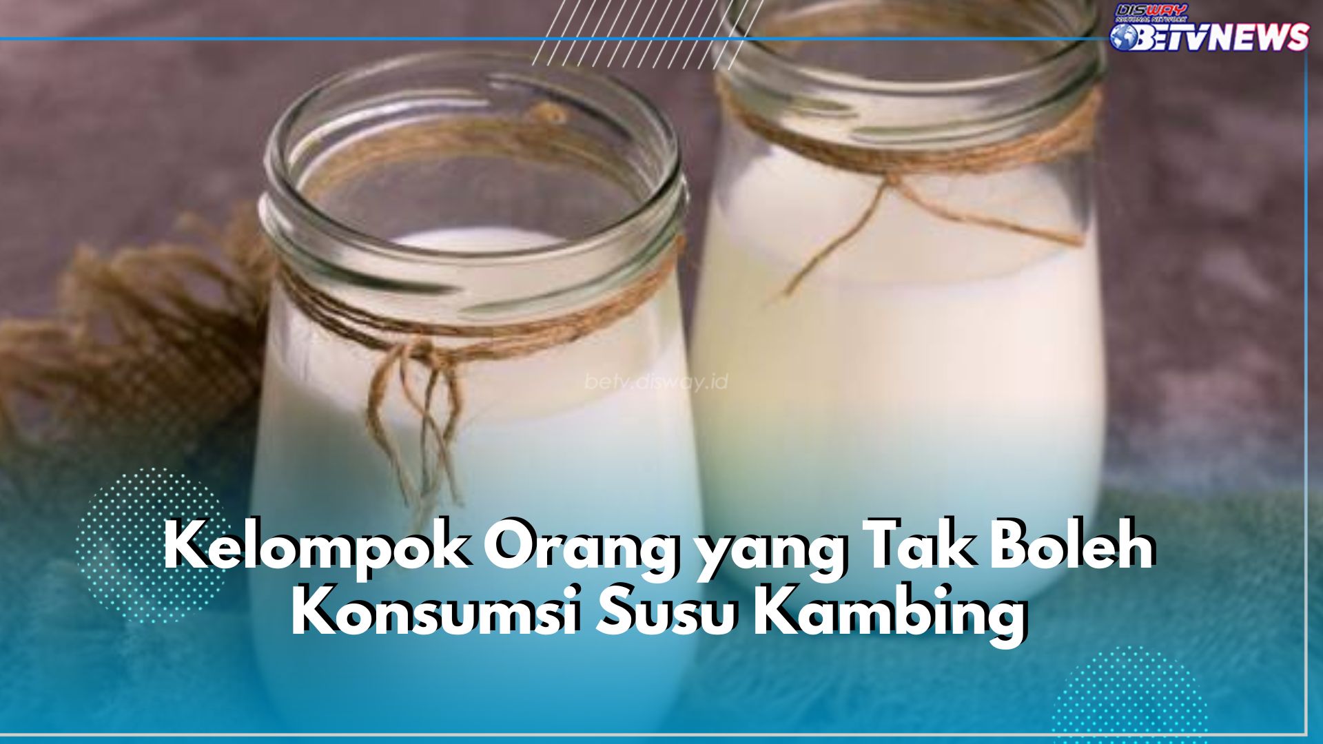 6 Kelompok Orang Ini Pantang Konsumsi Susu Kambing, Siapa Saja?