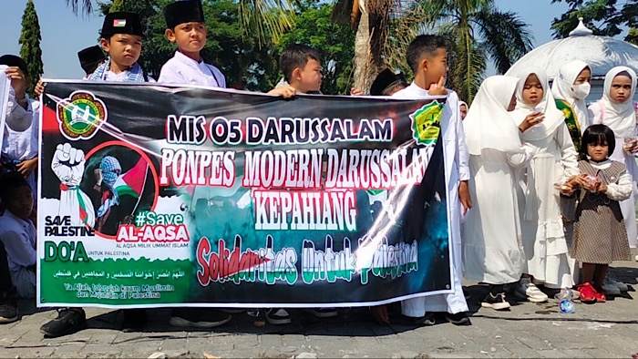 Dukungan Terus Menggema, Santri se-Kepahiang Kirim Doa untuk Palestina dan Al-Aqsa 