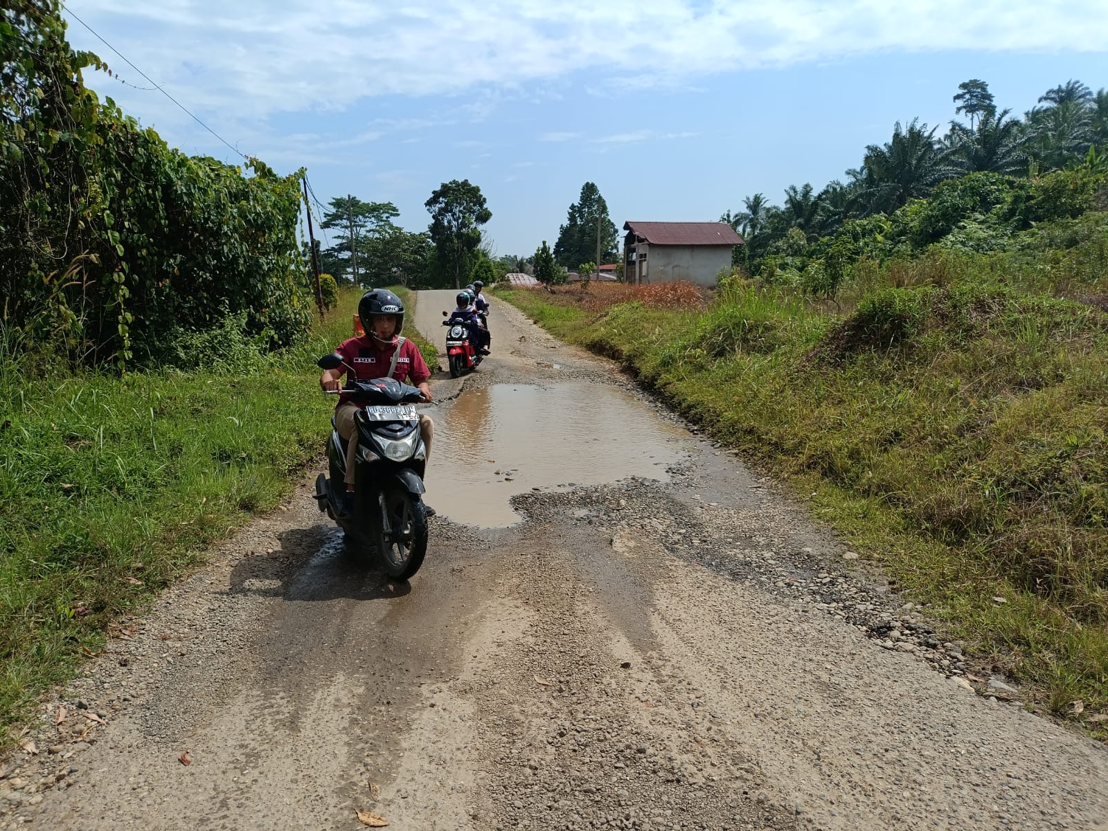 Jalan Kabupaten di Seluma Kian Memburuk, Lubang Menganga hingga 20 Cm