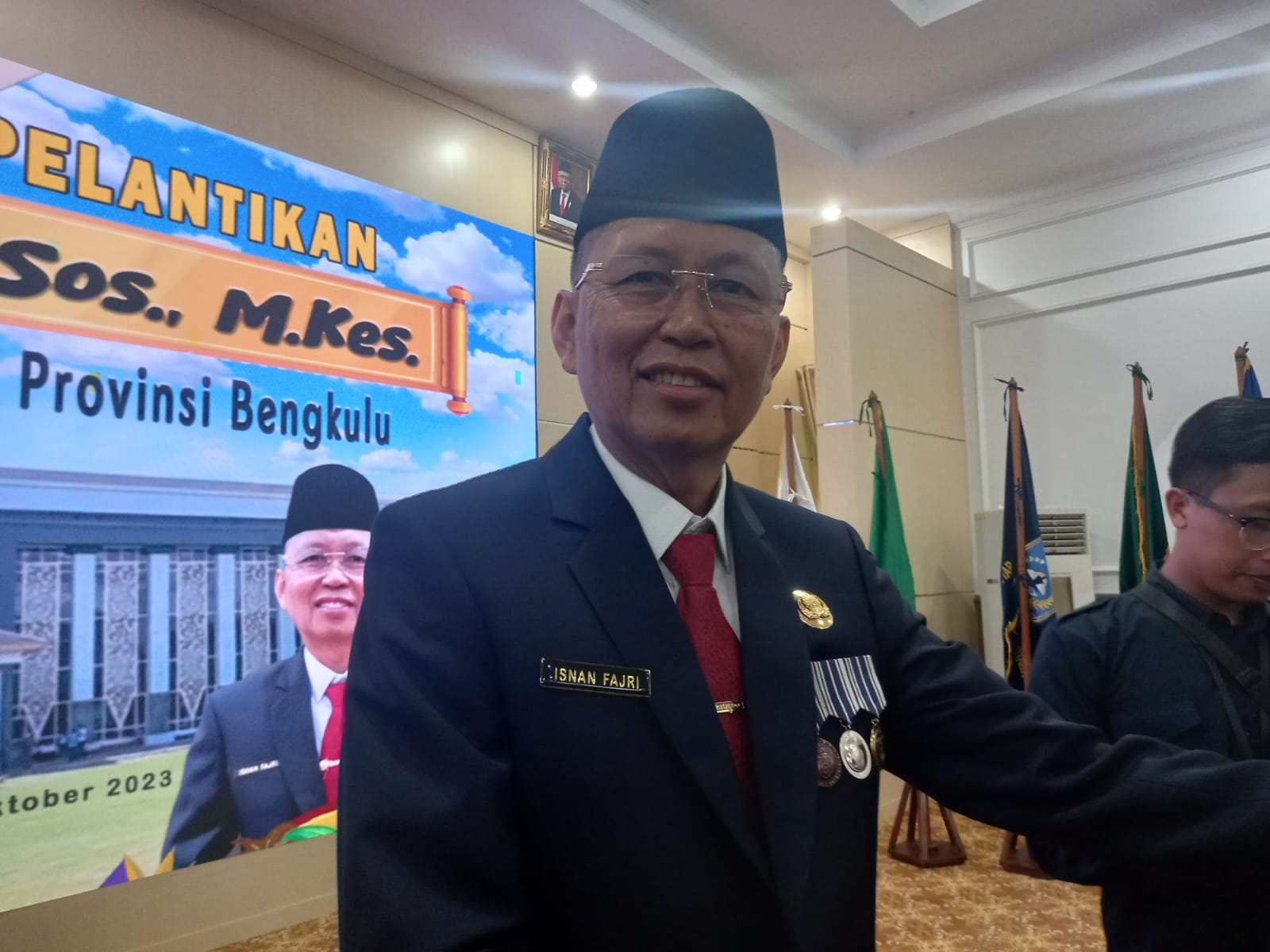 Resmi Dilantik! Isnan Fajri Komitmen Kawal Visi Misi Gubernur, Bengkulu Maju, Sejahtera dan Hebat 