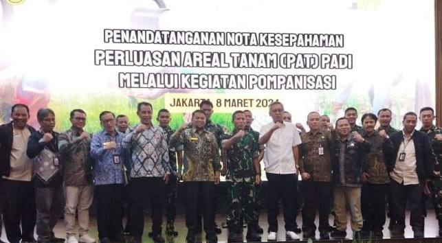 Hadiri MoU Kementan RI dan TNI AD, Dinas TPHP Provinsi Bengkulu Siap Sukseskan Program PAT
