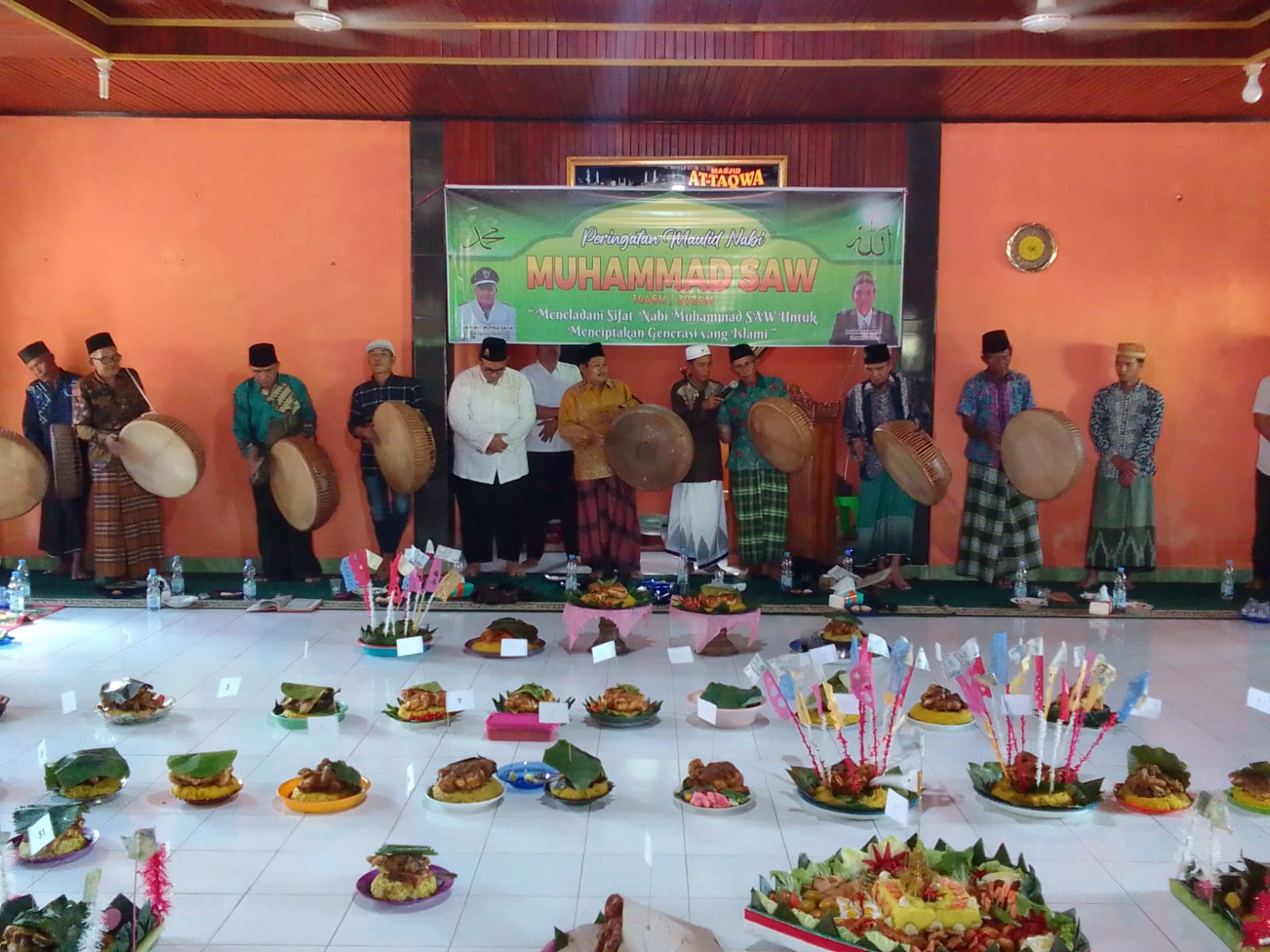 Pemdes Taba Lubuk Puding Gelar Perayaan Maulid Nabi Muhammad SAW