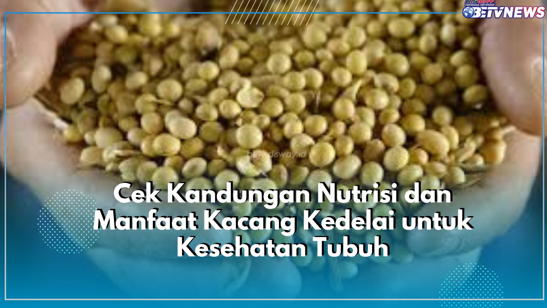 Cek Kandungan Nutrisi dan Manfaat Kacang Kedelai untuk Kesehatan Tubuh, Cocok Dijadikan Program Diet