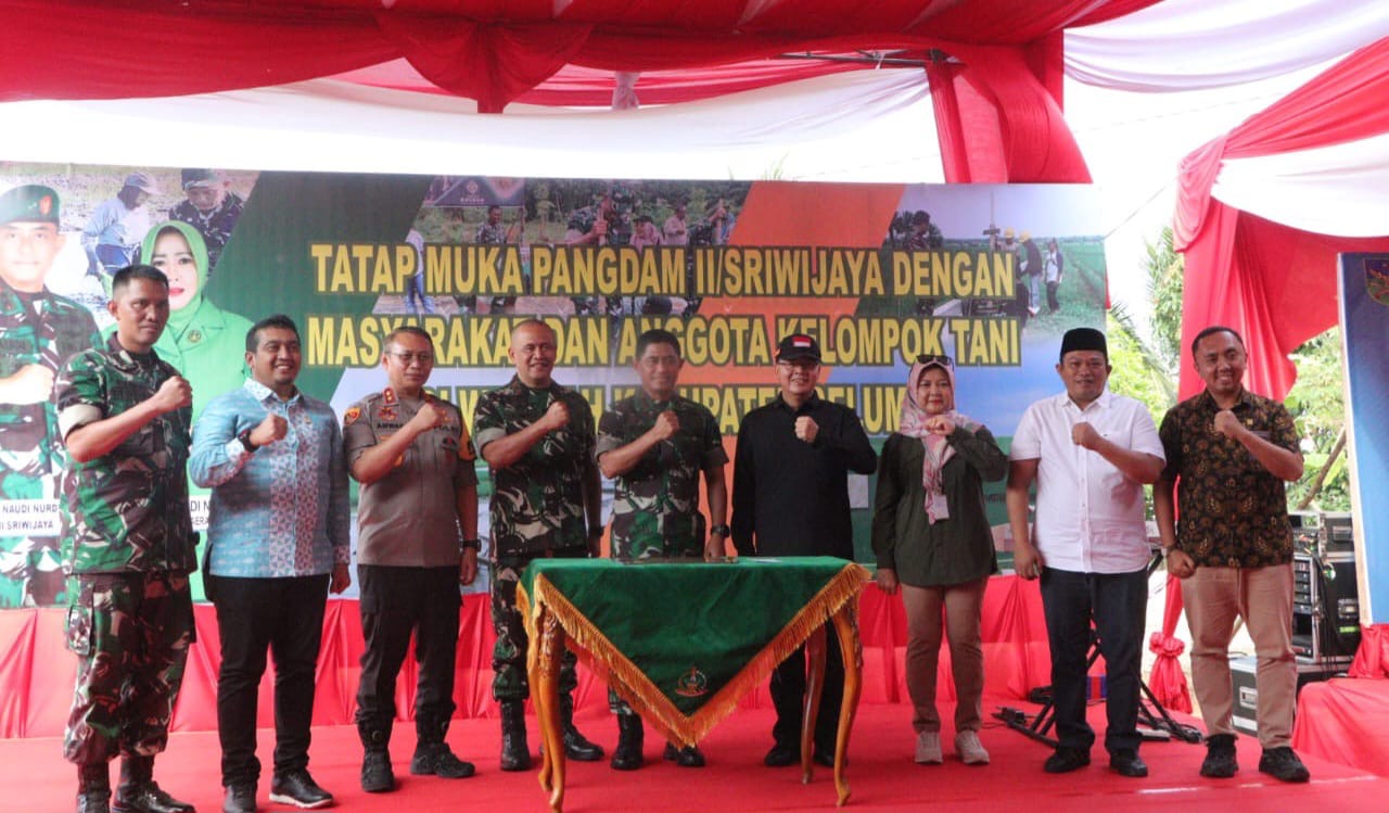 Sinergitas TNI-Polri, Kapolda Bengkulu Hadiri Peresmian IRPOM Oleh Pangdam II Sriwijaya 