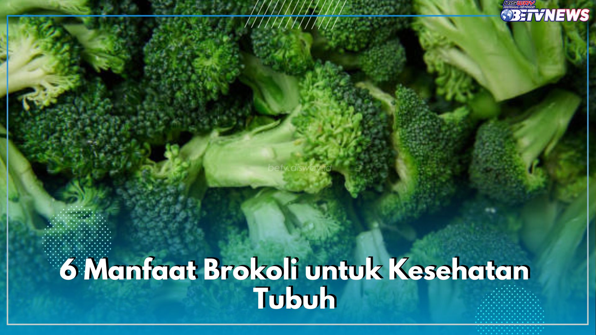 Ketahui 6 Manfaat Brokoli untuk Kesehatan Tubuh, Kandungannya Dapat Mencegah Kanker, Cek di Sini