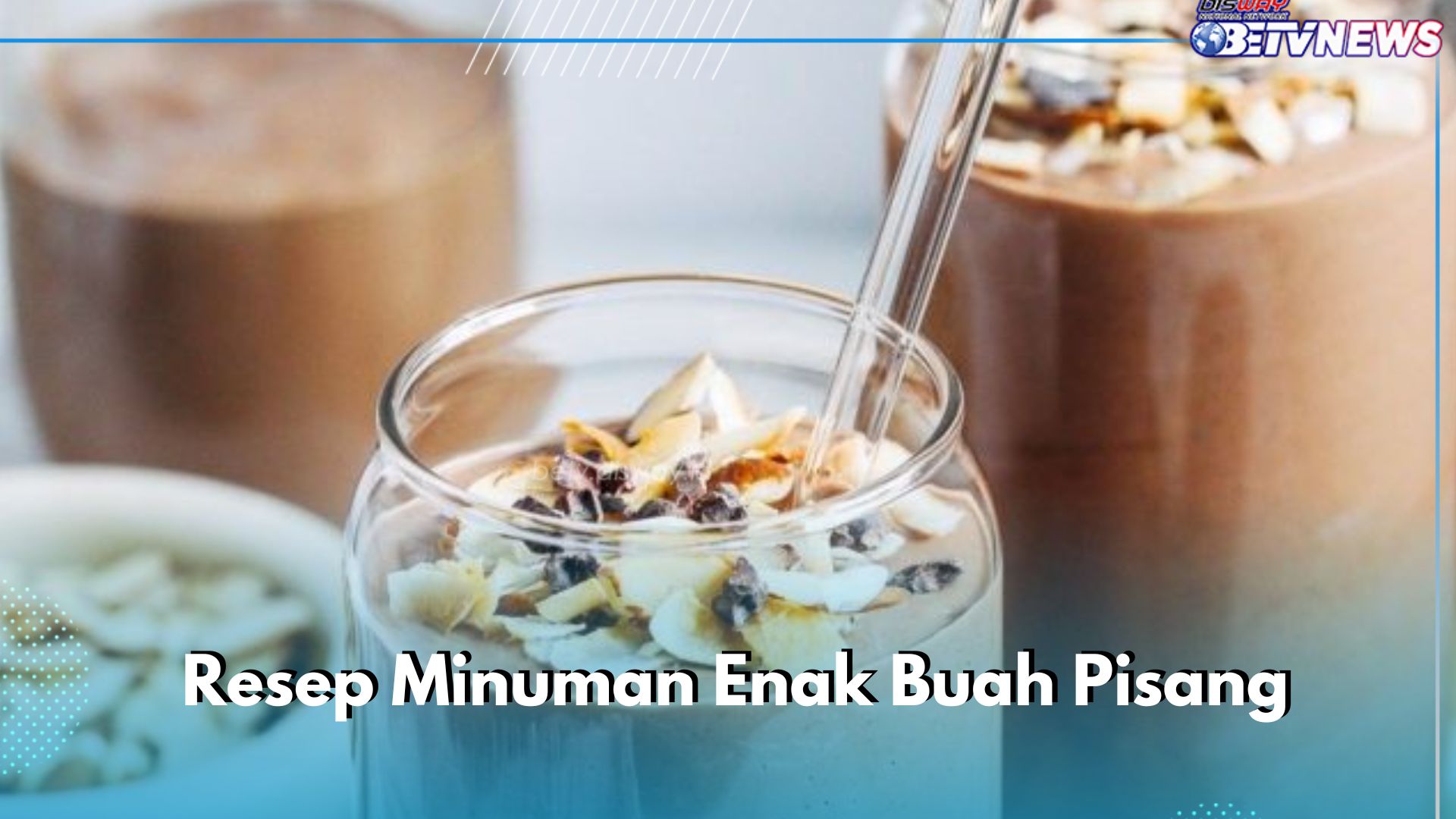 Resep Minuman Buah Pisang Enak dan Bikin Nikmat, Cobain Milkshake Cokelat Kacang Ini