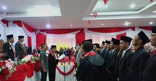 30 Anggota DPRD 2024-2029 Bengkulu Utara Dilantik, Harmedi Rian Jabat Ketua Sementara