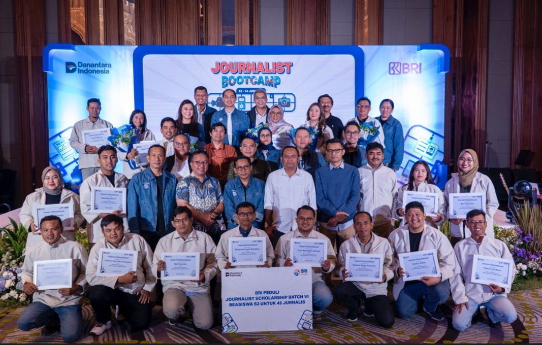 Dukung Insan Pers Berkualitas, BRI Fellowship Journalism 2025 Kukuhkan 45 Jurnalis Penerima Beasiswa Strata 2