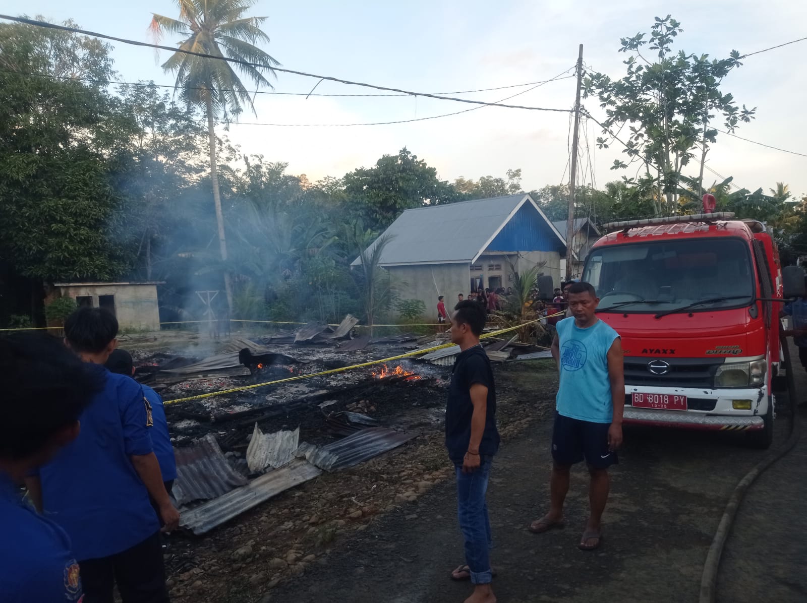 Ini Penyebab dan Kronologi Kebakaran Rumah yang Menewaskan 1 Orang di Desa Sari Mulyo