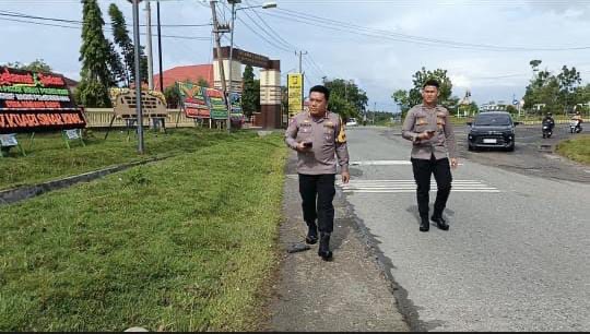 Berhasil Tangkap Pelaku Pembunuhan Nenek dan Cucu, Polres Kaur Dibanjiri Papan Bunga Ucapan Selamat