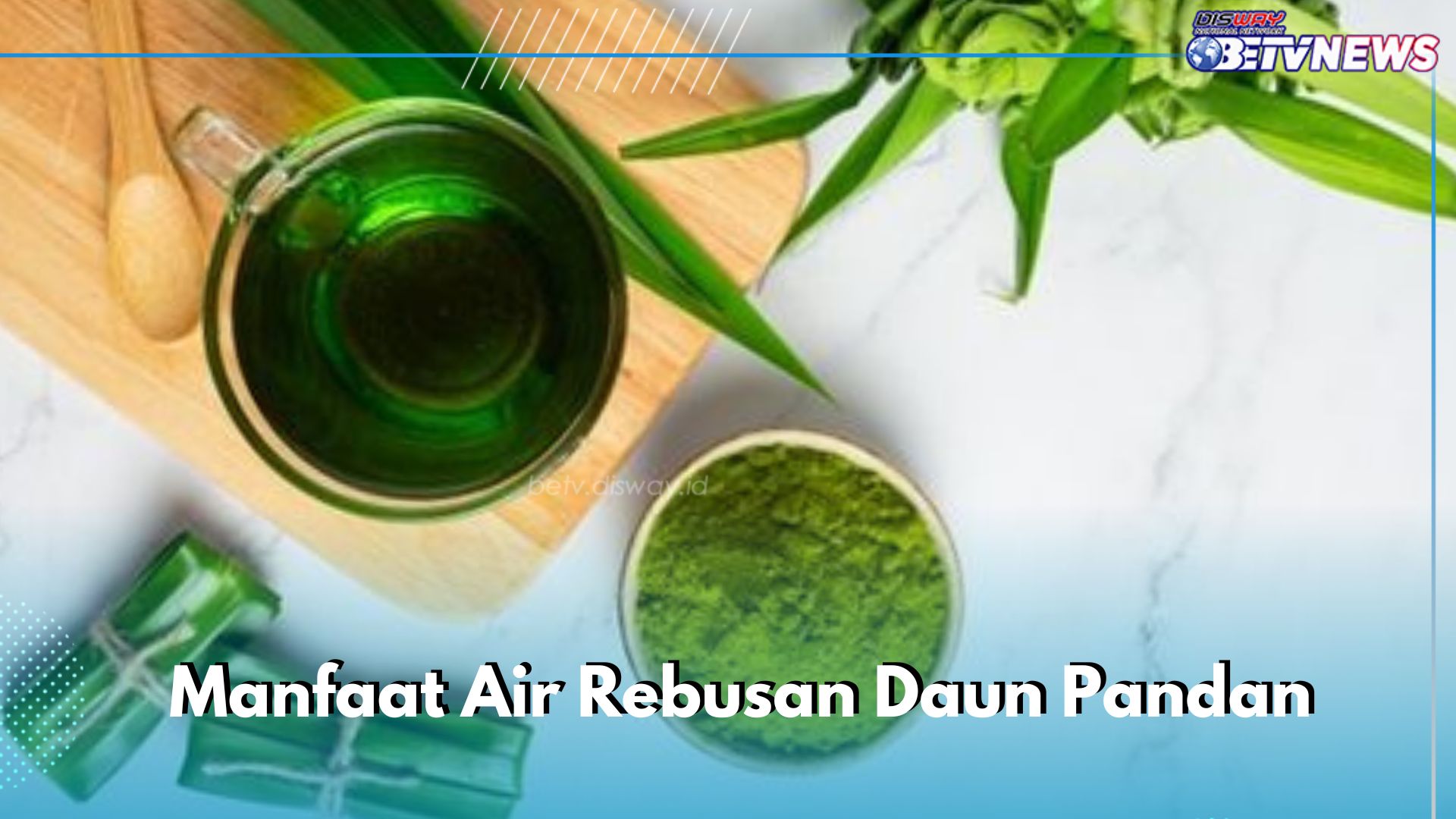 Cukup Bikin Rebusan Daun Pandan, Bisa Meredakan Demam hingga Meningkatkan Nafsu Makan